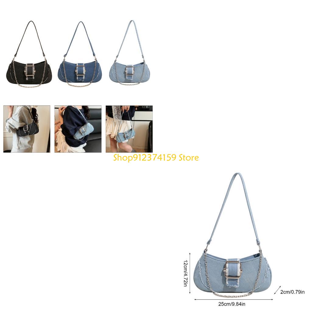 Women Bags Jeans - Túi đeo vai Jean sành điệu