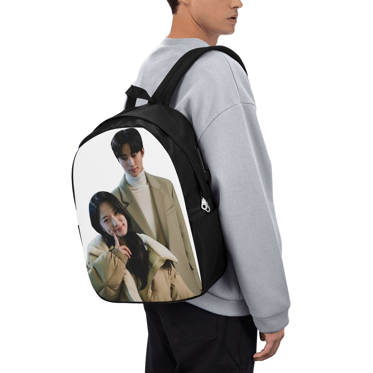 Women Bags For Laptop - Lovely Runner Kdrama Fanart Backpack Travel