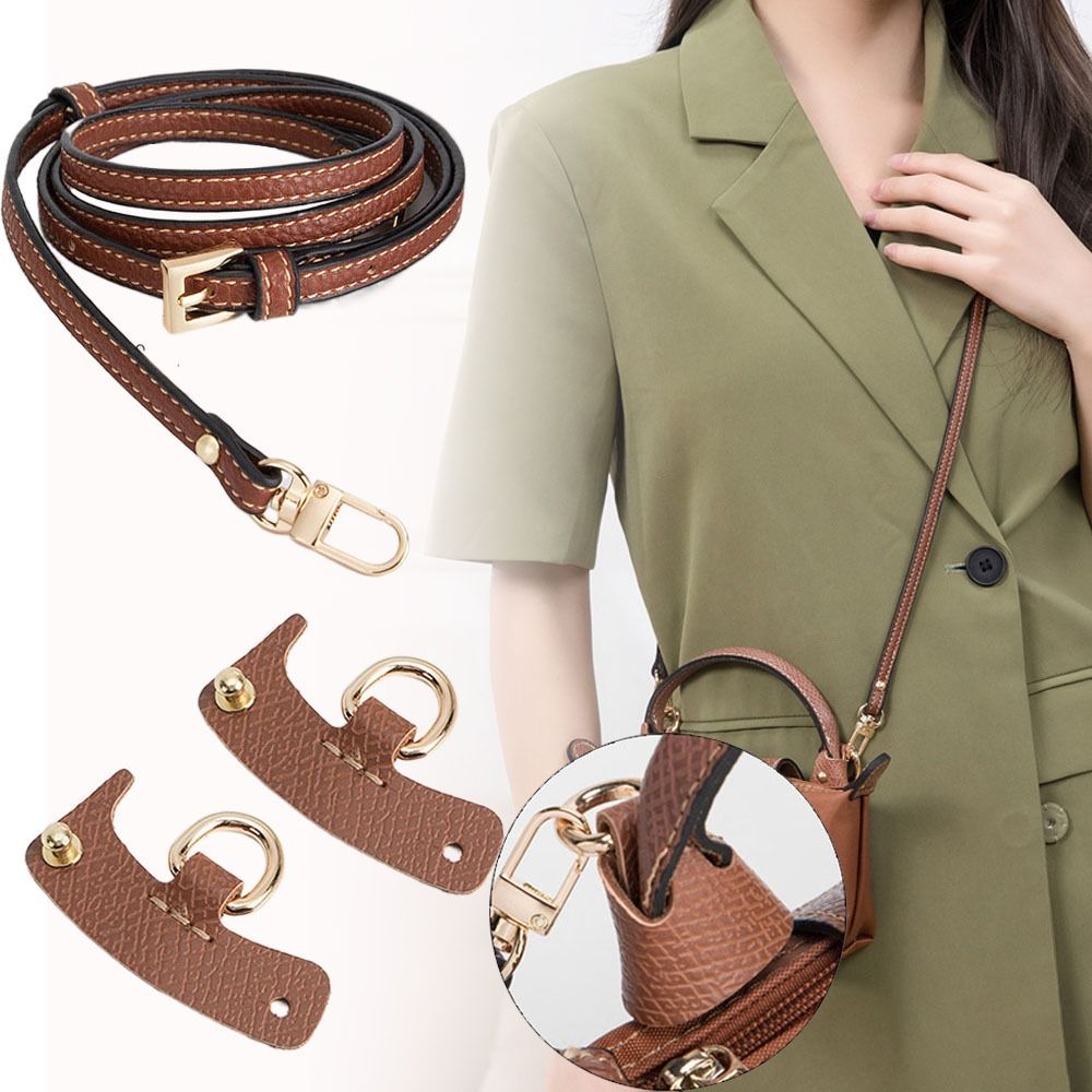 Women'S Bags Longchamp - Women Replacement Transformation Genuine Leather Strap