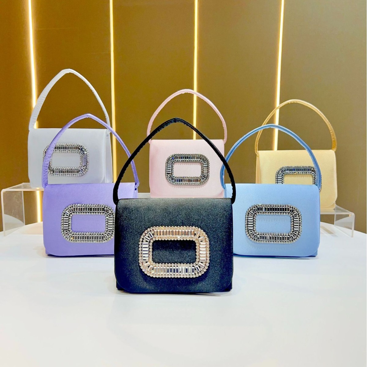 Luxury Mini Square Handbag Wom - đánh giá và giá Mini Purse Chain