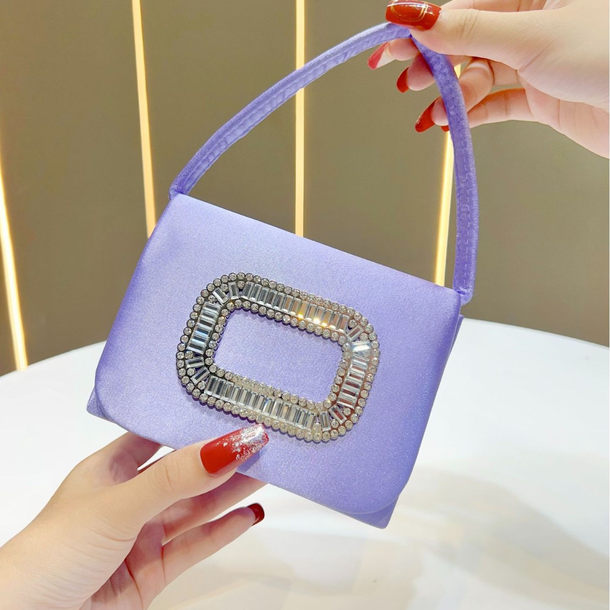 Luxury Mini Square Handbag Wom - đánh giá và giá Mini Purse Chain