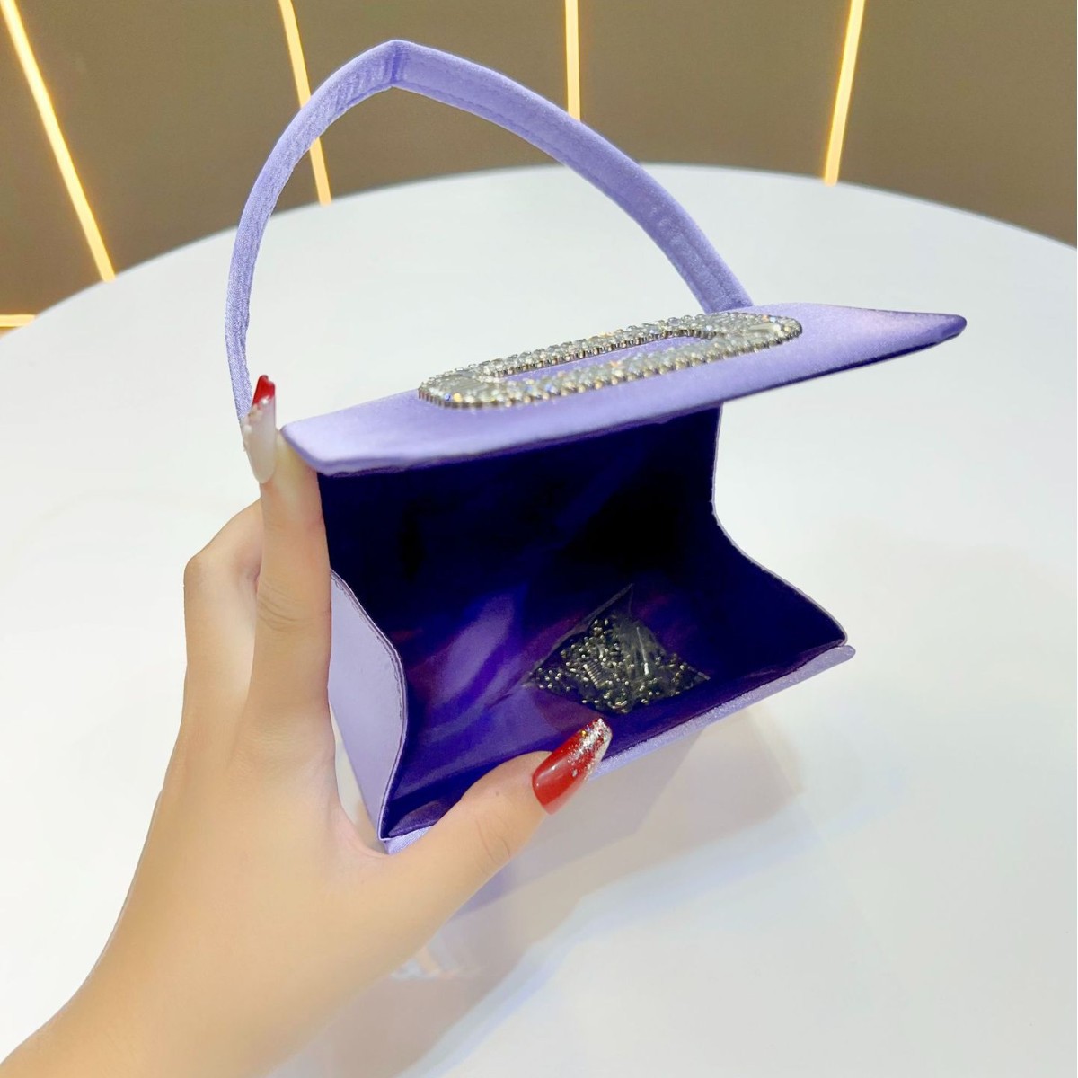 Luxury Mini Square Handbag Wom - đánh giá và giá Mini Purse Chain