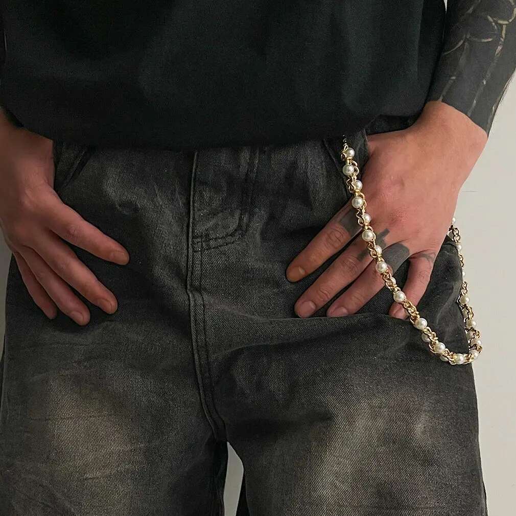 Ingemark Punk Imitation Pearl  - đánh giá và giá Women Bags Jeans