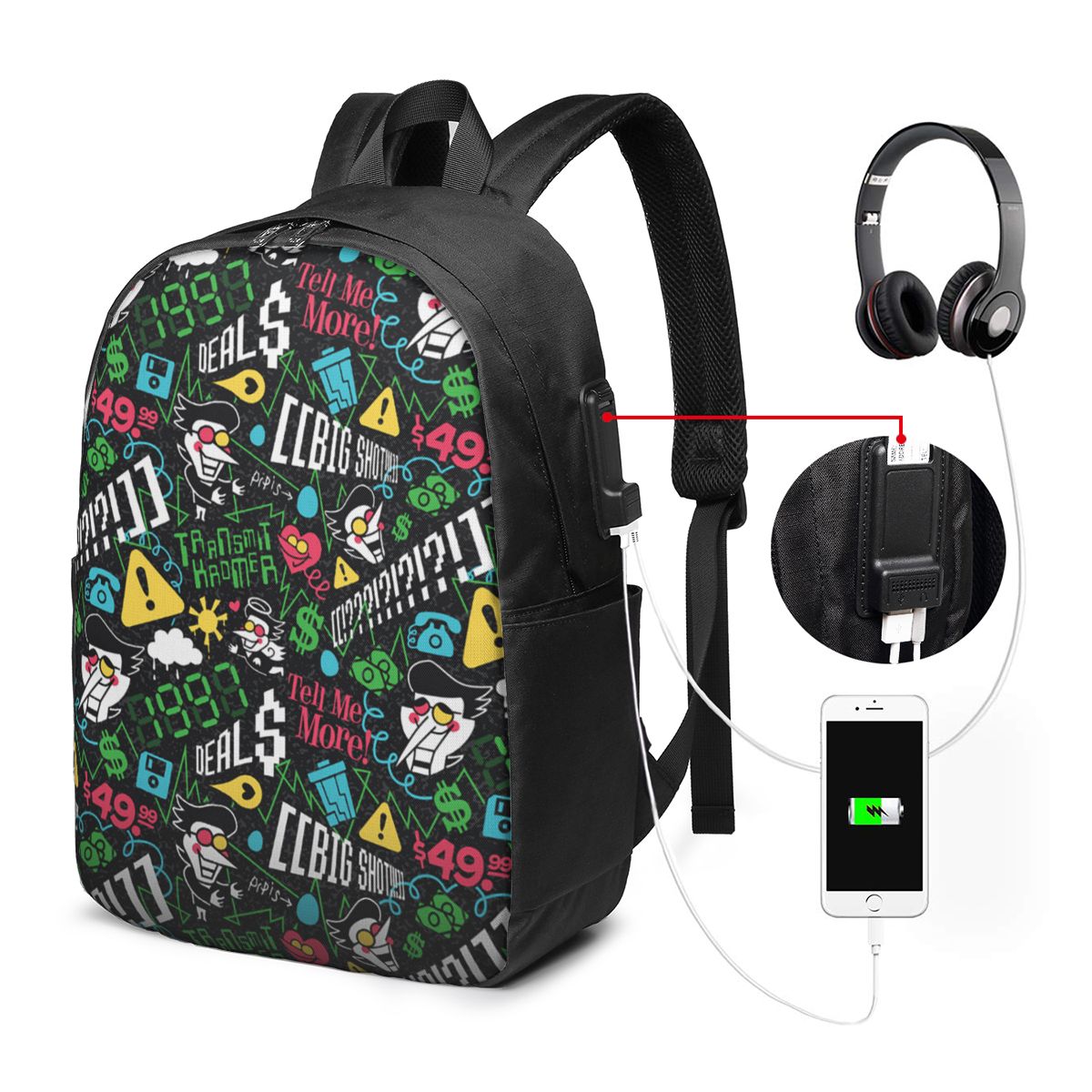 Deltarune SPAMTON G Backpack T - đánh giá và giá Women Bags For Laptop