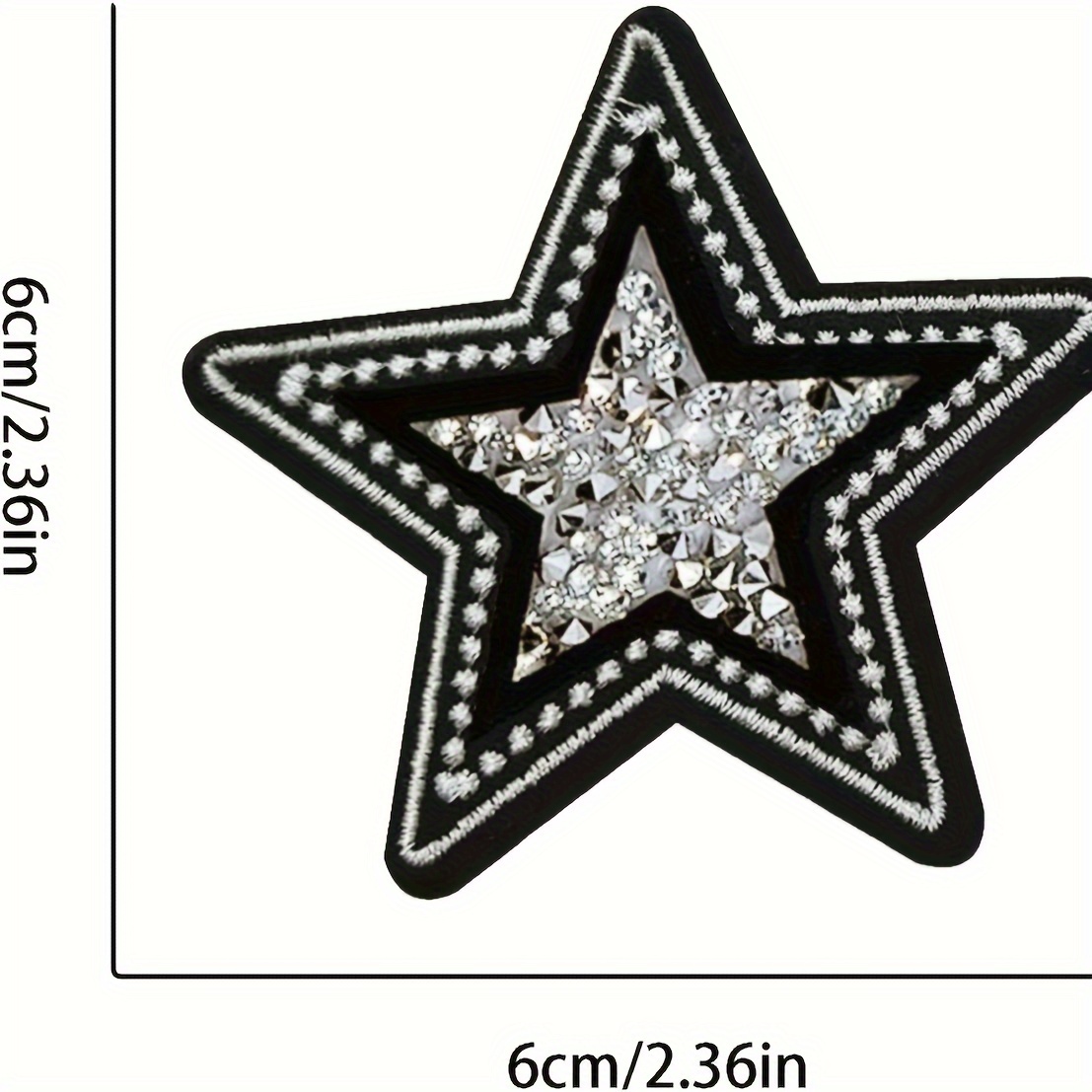 5 PCS Black and White Twinkle  - đánh giá và giá Women Bags Jeans