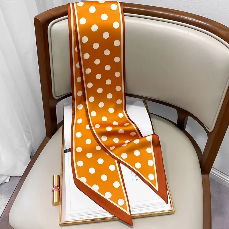 Design Print Skinny Scarf Plai - đánh giá và giá Women Bags Online