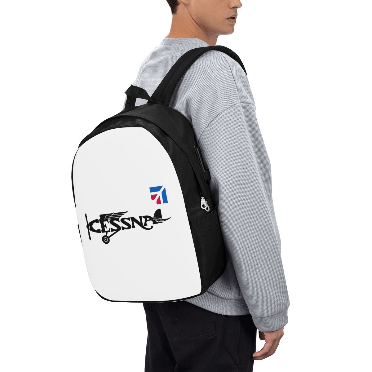 Cessna Logo Backpack Travel No - đánh giá và giá Women Bags For Laptop