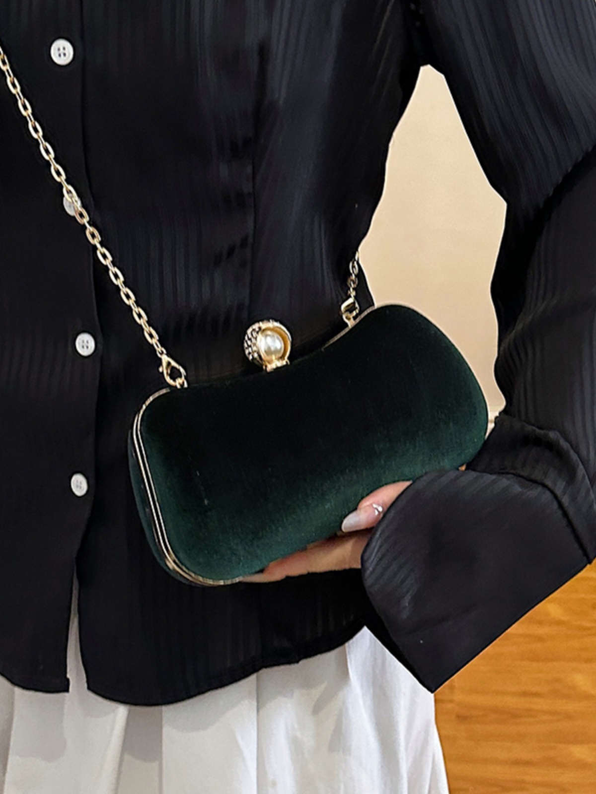 High-end Banquet Clutch Bag Fo - đánh giá và giá Mini Purse Chain