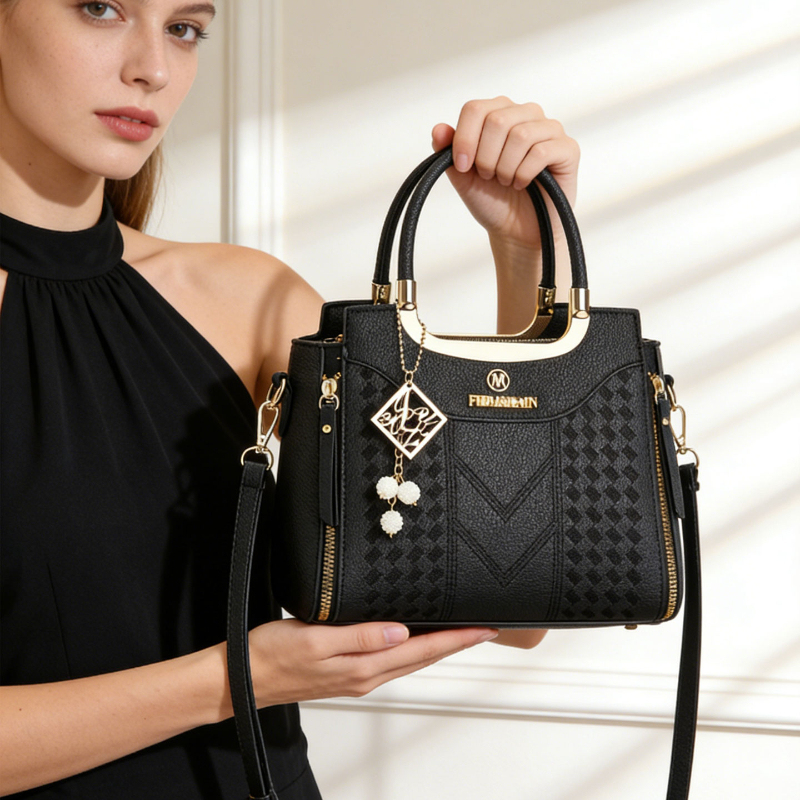 3-piece handbag set made of ly - đánh giá và giá Women Bags Dkny
