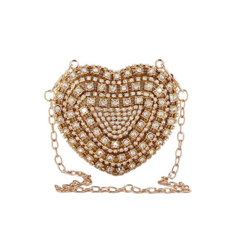Mini Heart-shaped Diamond Sett - đánh giá và giá Mini Purse Chain