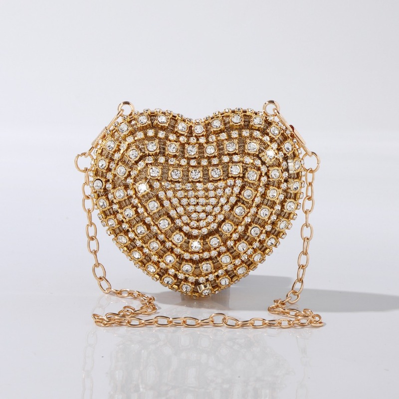 Mini Heart-shaped Diamond Sett - đánh giá và giá Mini Purse Chain