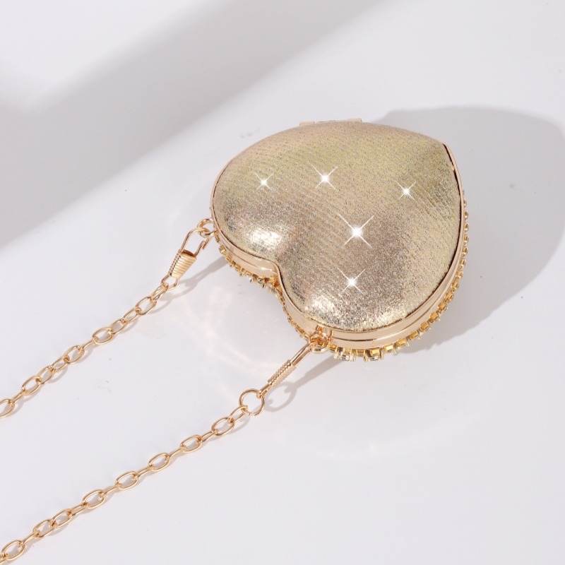 Mini Heart-shaped Diamond Sett - đánh giá và giá Mini Purse Chain