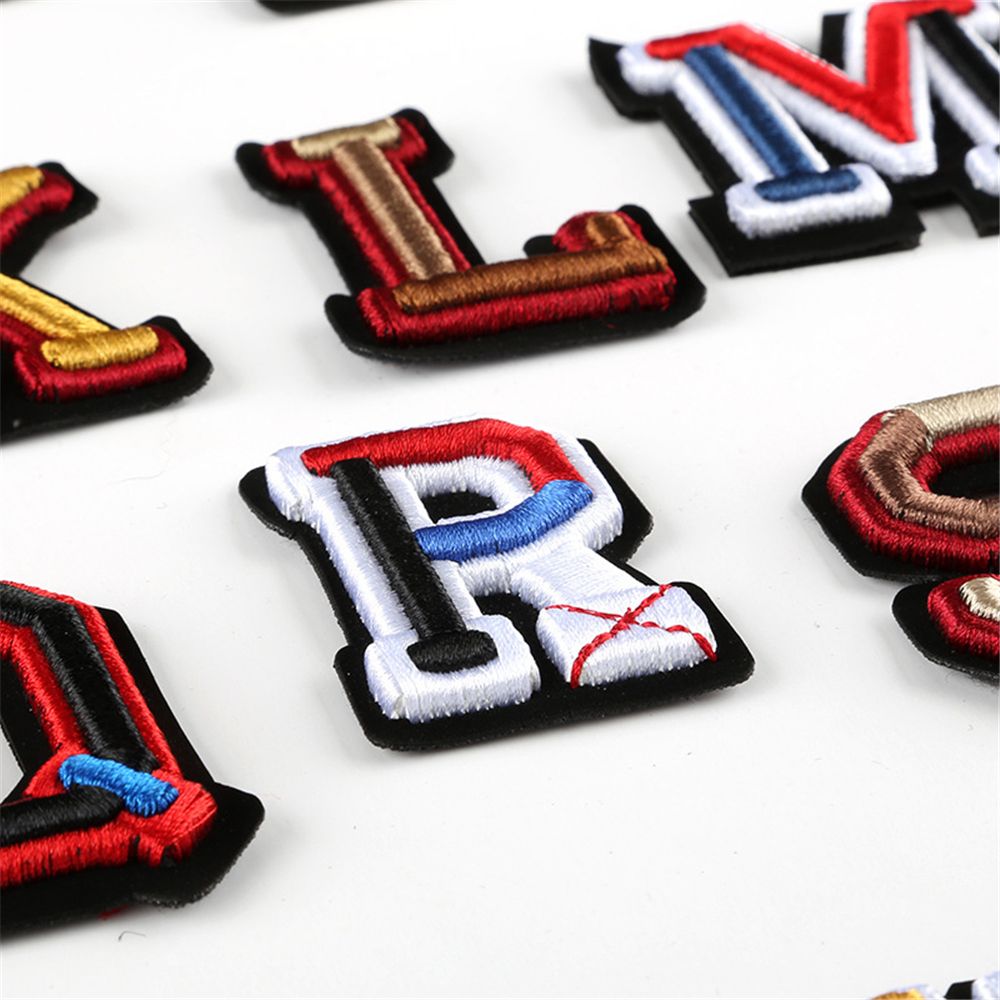 26Pcs A-Z Letters Patches Alph - đánh giá và giá Women Bags Jeans