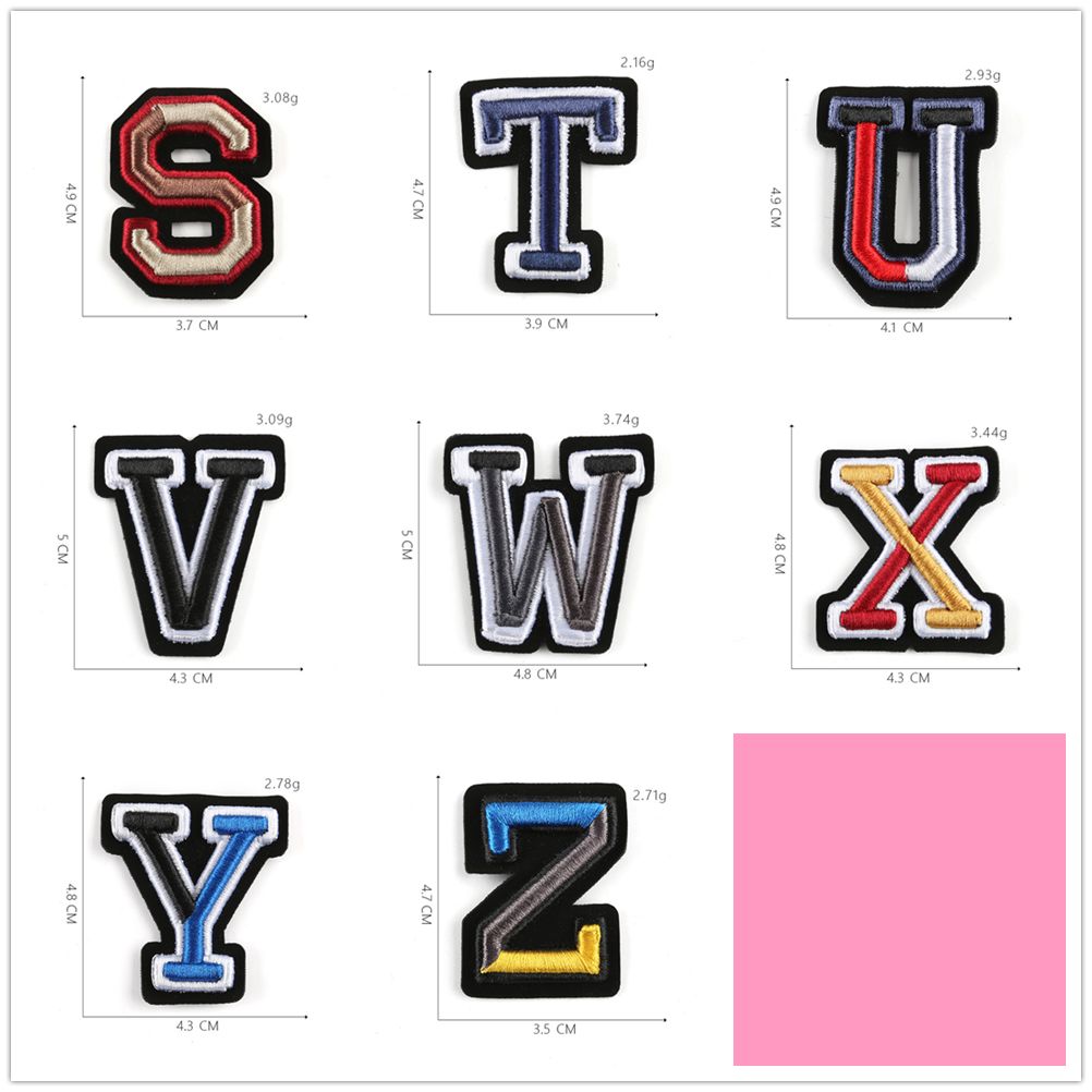 26Pcs A-Z Letters Patches Alph - đánh giá và giá Women Bags Jeans
