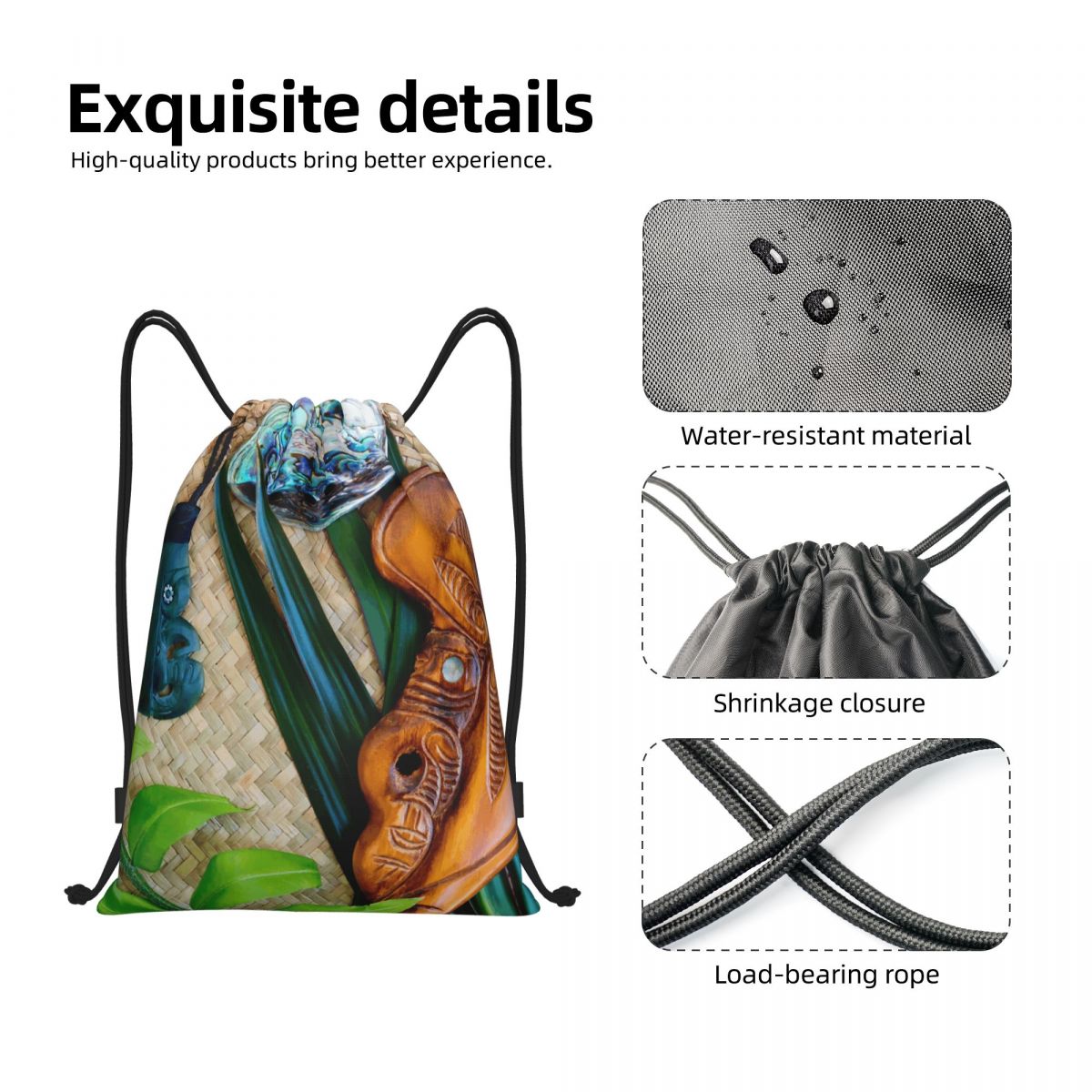 NZ Maoris Theme Drawstring Bag - đánh giá và giá Women Bags Nz