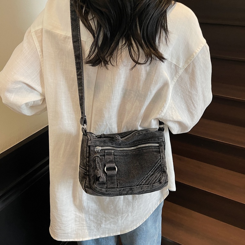 Women's Washed Denim Crossbody - đánh giá và giá Women Bags Jeans