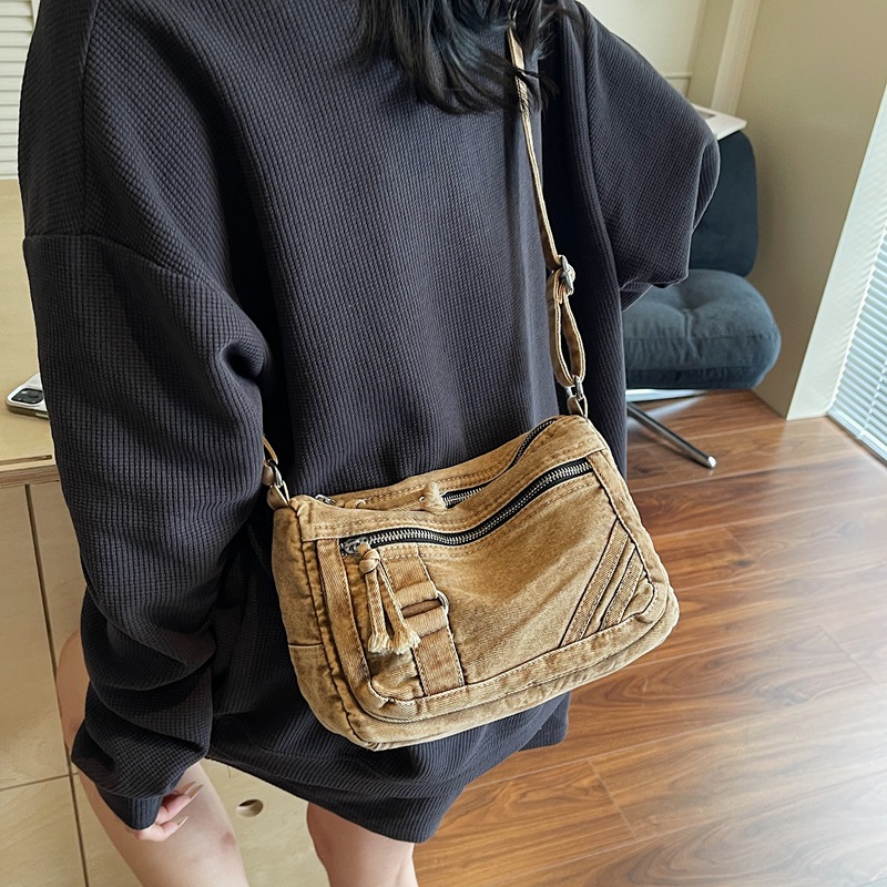 Women's Washed Denim Crossbody - đánh giá và giá Women Bags Jeans
