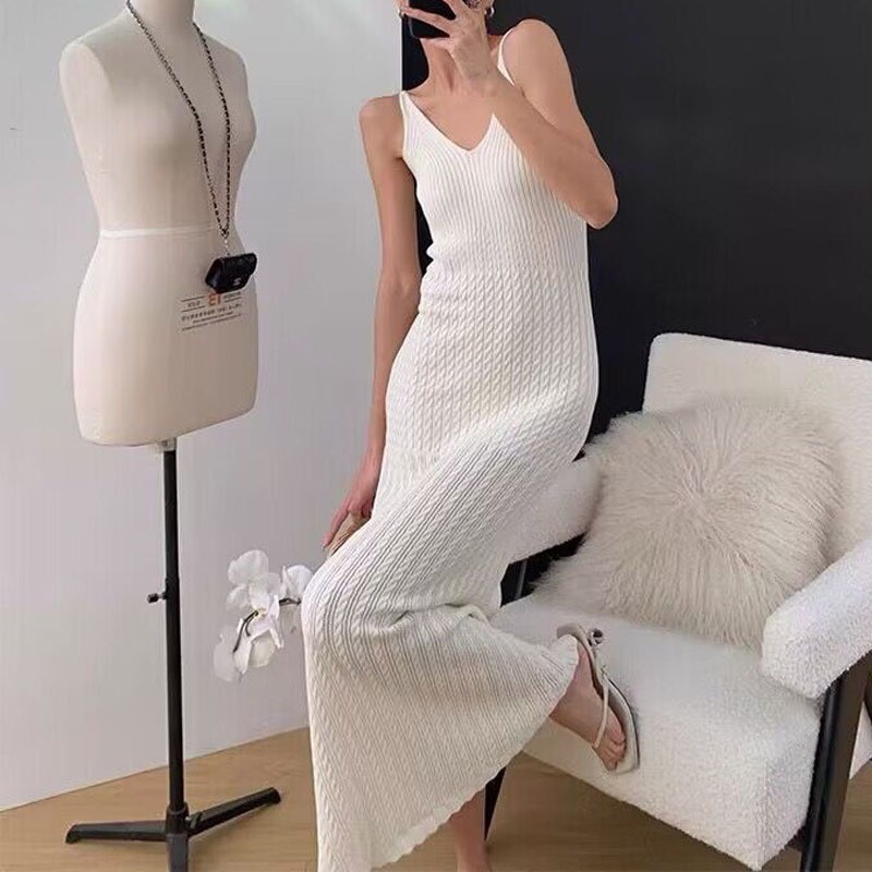 Strap Knitted Dress Summer New - đánh giá và giá Women'S Bags New Look