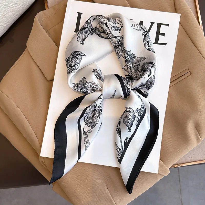 70*70cm Luxury Floral Print Si - đánh giá và giá Women Bags Online