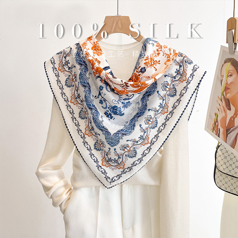 Luxury 100% Mulberry Silk Squa - đánh giá và giá Women Bags Online
