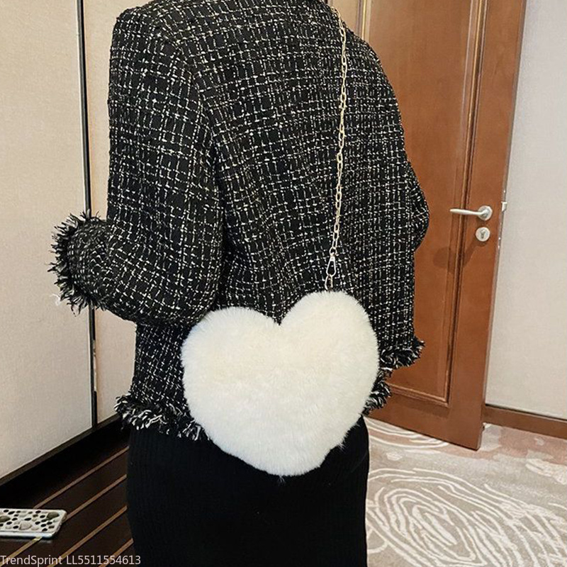 Fashion Women Heart Shaped Fau - đánh giá và giá Mini Purse Chain