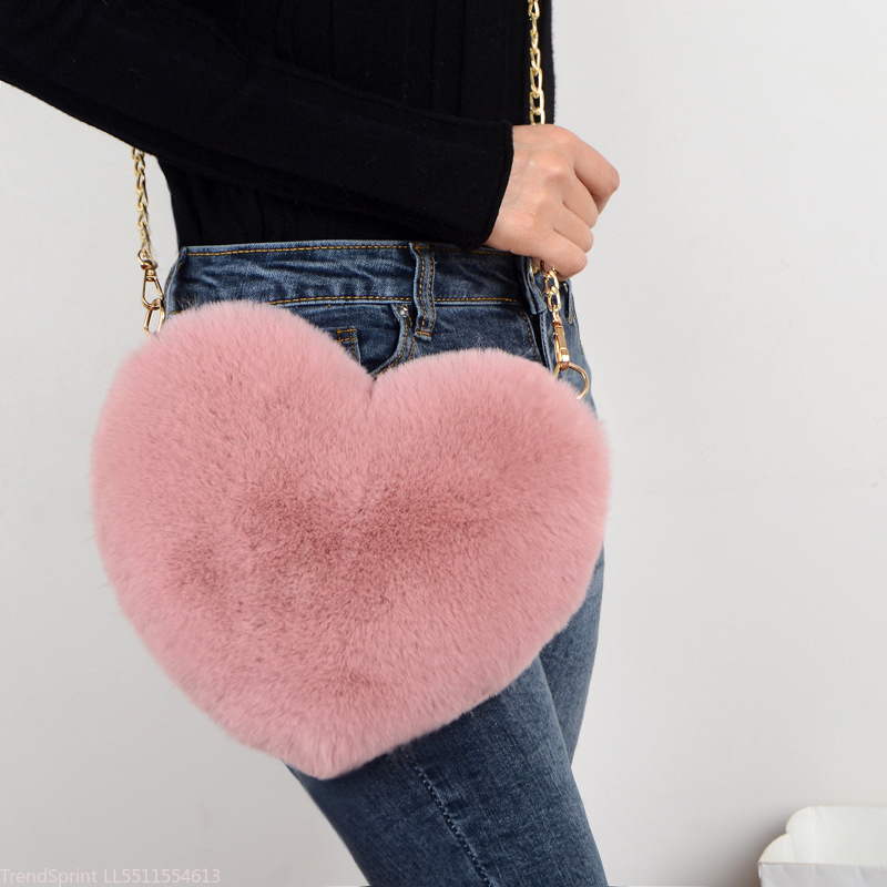 Fashion Women Heart Shaped Fau - đánh giá và giá Mini Purse Chain