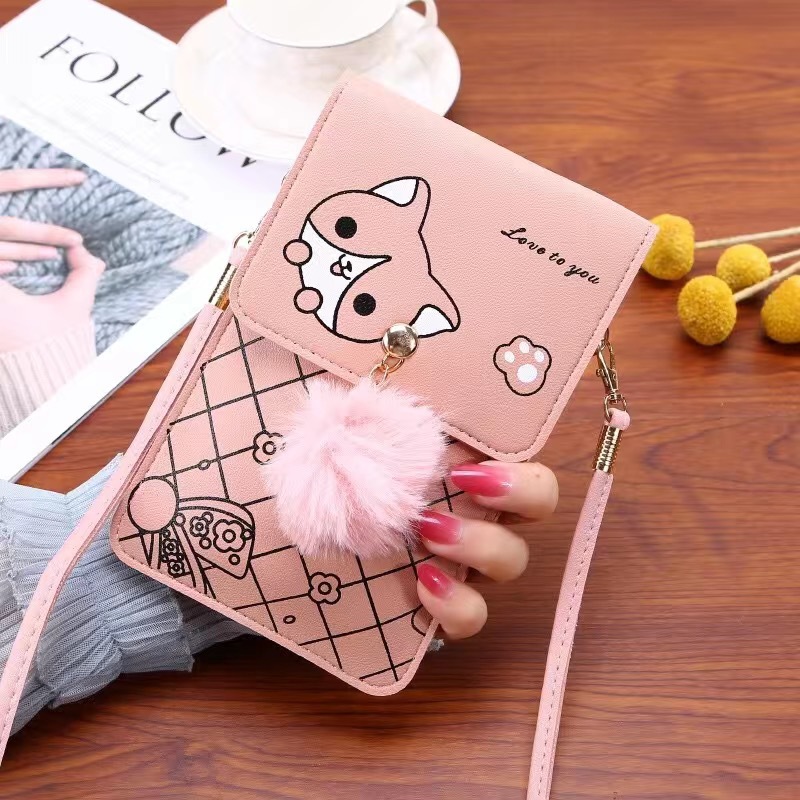 Cute Cartoon Pattern Touch-Scr - đánh giá và giá Women Bags Dkny