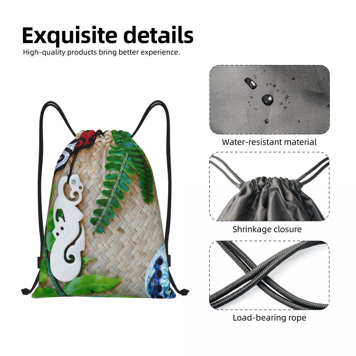 NZ Maoris Theme Drawstring Bag - đánh giá và giá Women Bags Nz