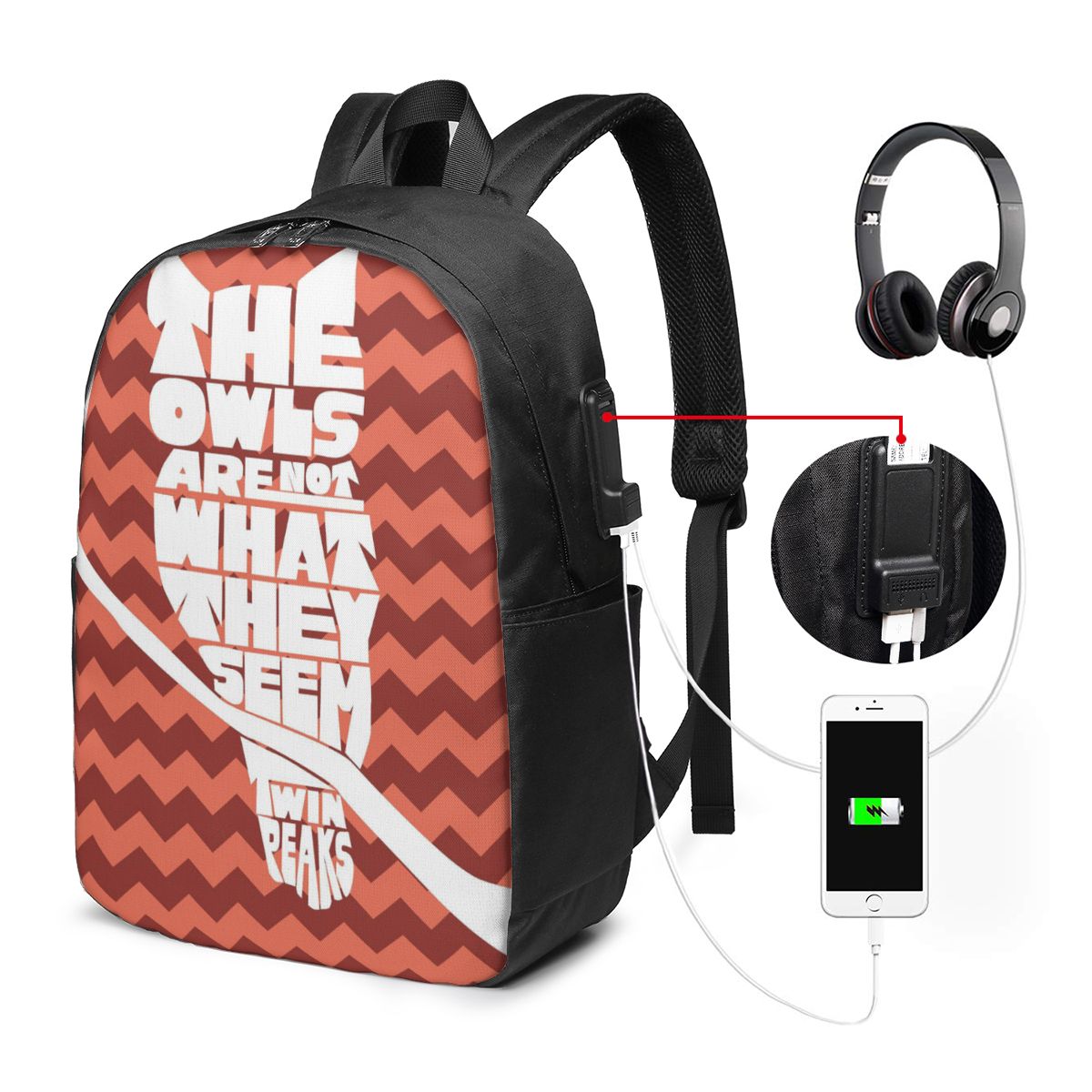Twin Peaks Red Room Backpack T - đánh giá và giá Women Bags For Laptop