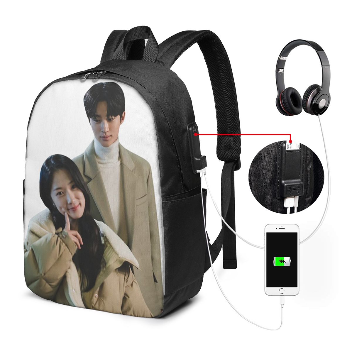 Lovely Runner Kdrama Fanart Ba - đánh giá và giá Women Bags For Laptop