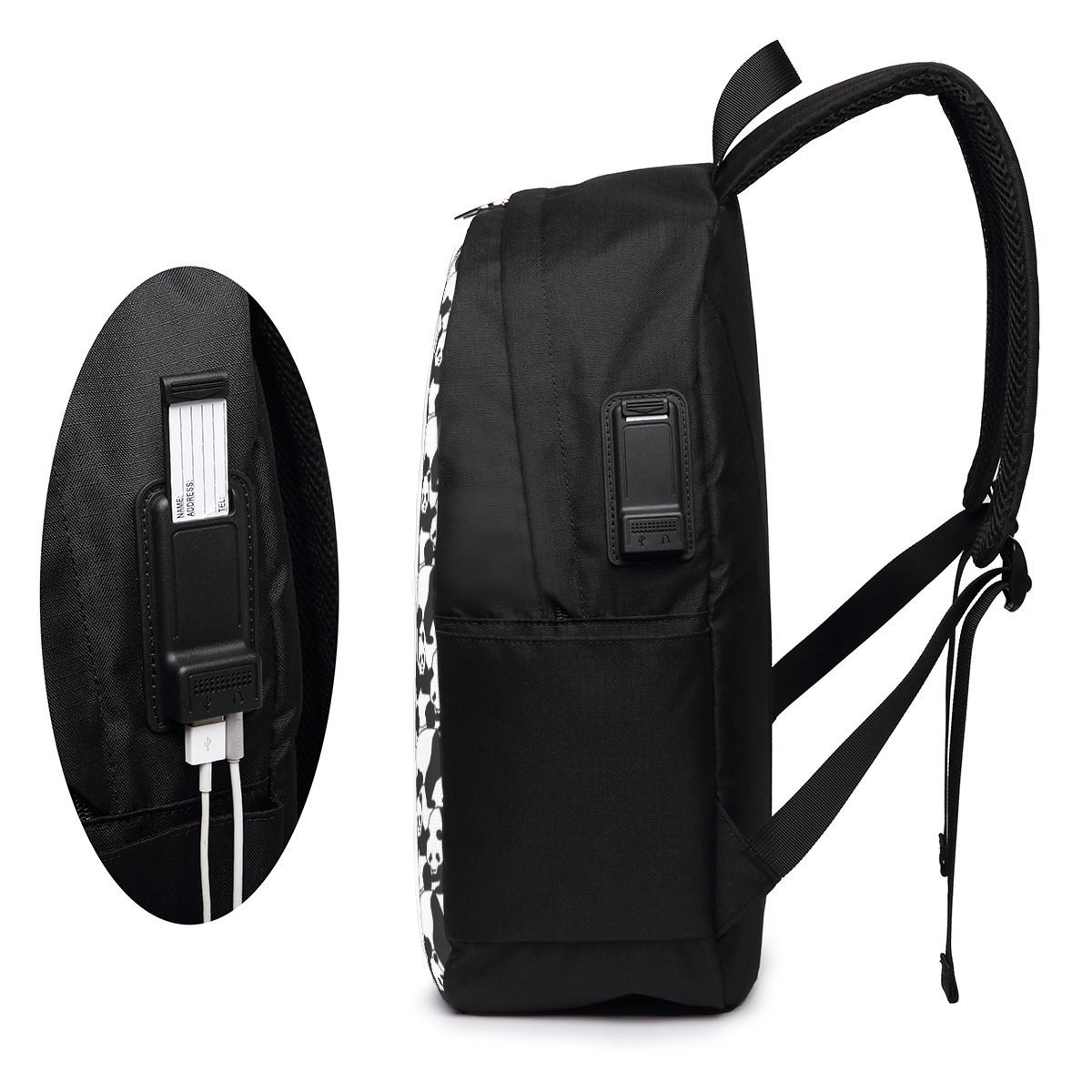 Panda Pattern Backpack Travel  - đánh giá và giá Women Bags For Laptop